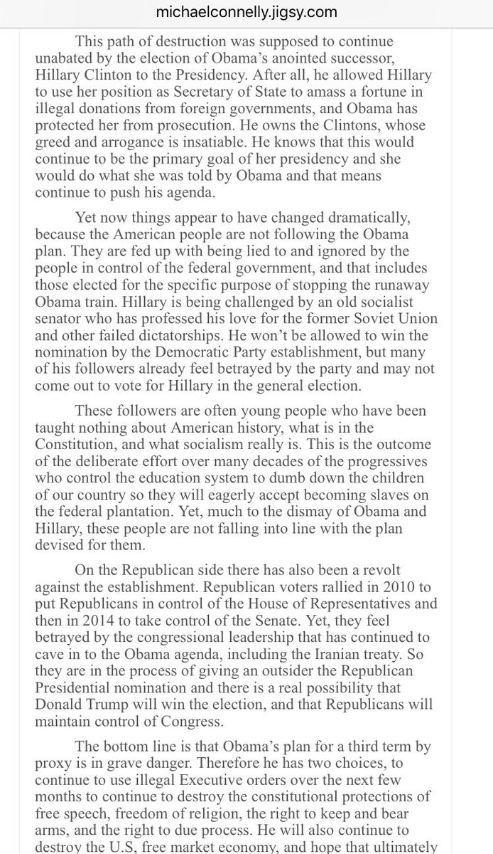 RedRising11's tweet photo. ‼️ MUST READ: BRACE YOURSELVES! @BarackObama is going into Panic Mode‼️😡 #WakeUpAmerica #RedNationRising #MAGA https://t.co/H5jbX4iGnw