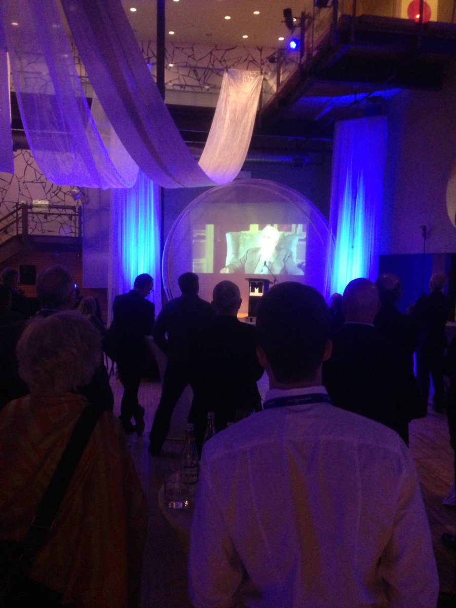 GripFilmsCanada's tweet photo. Excited to premiere the video we did with @GGDavidJohnston. @Miovision and @AC_Waterloo!!!! #AC10Year https://t.co/9sAdcUfADD