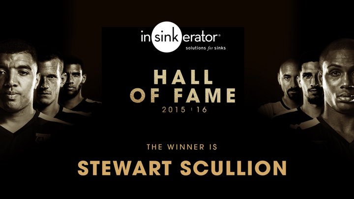 WatfordFC's tweet photo. HALL OF FAME: Former #watfordfc winger Stewart Scullion, who played 348 times for the Hornets, is the man inducted. https://t.co/hR8te38mXZ