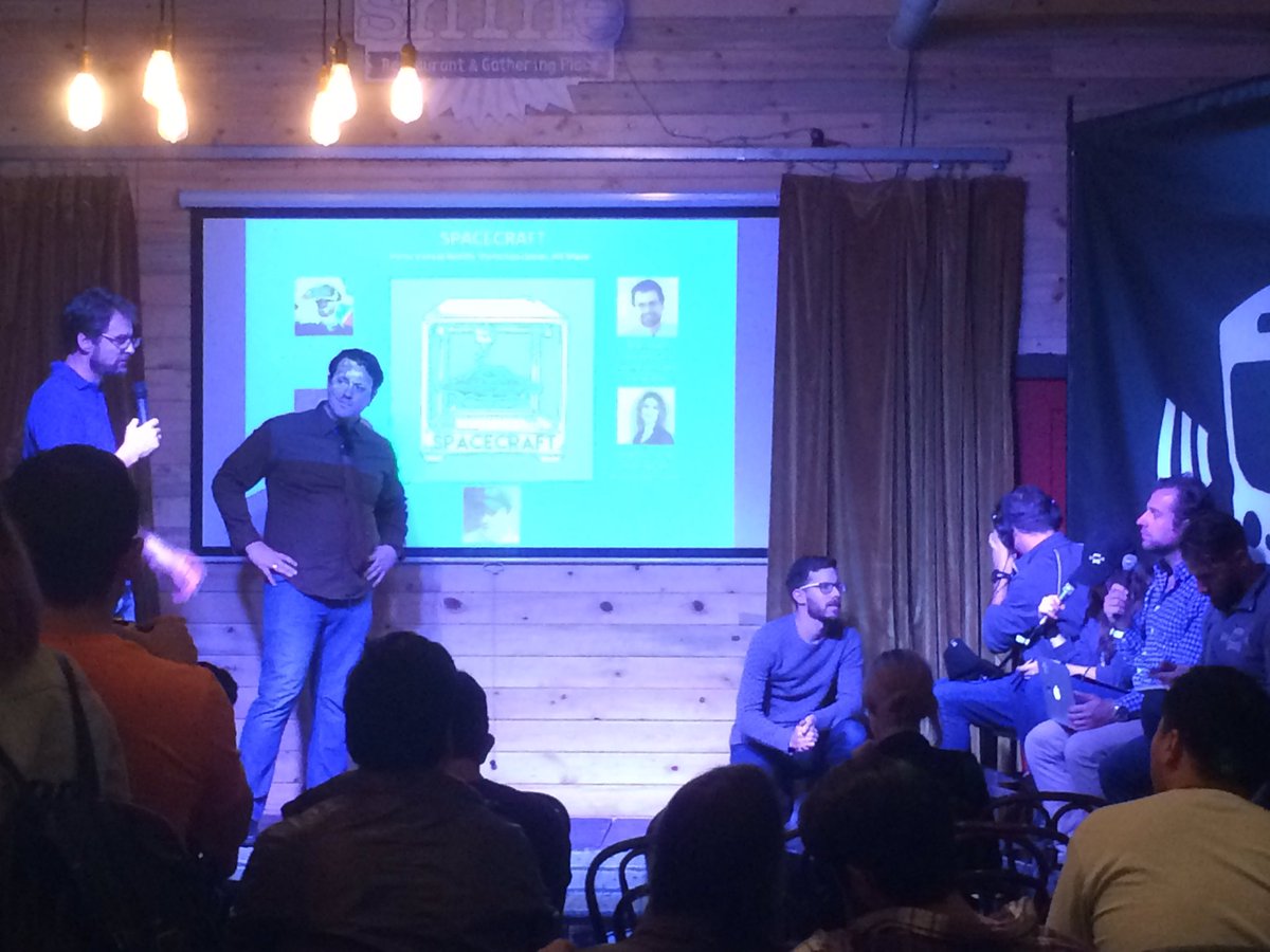 yaworsw's tweet photo. @realSpaceCraft is killing it in the Q&amp;A! https://t.co/z6lxS0as5K