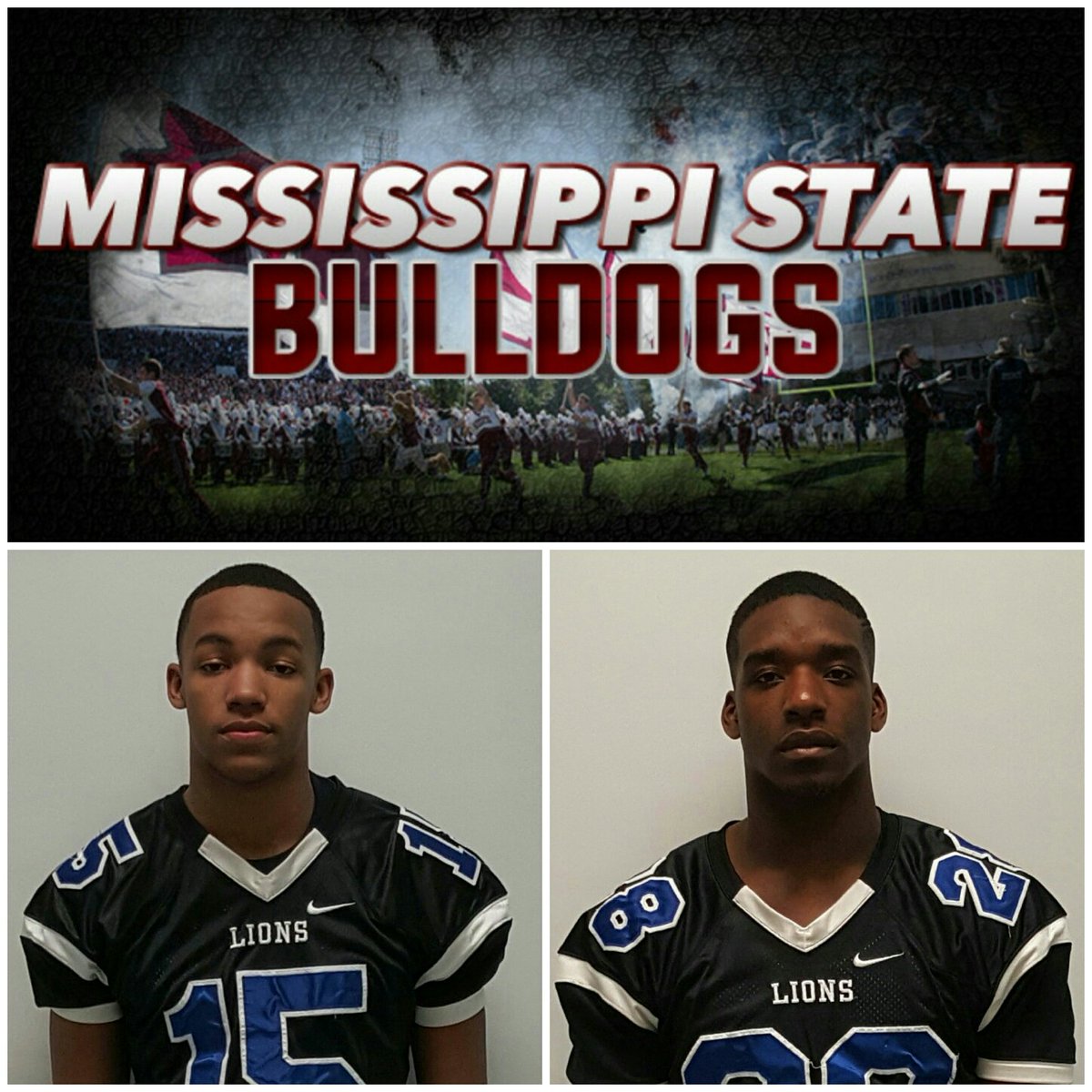 WRAB50's tweet photo. @reaganroy 2018 LB @Allison_Tre and DE #DKGoodson were offered by @HailStateFB today! https://t.co/5uuE7vxBzw