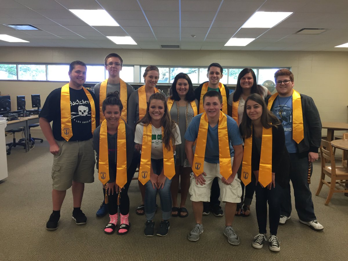NHS seniors were awarded their cords for graduation today!