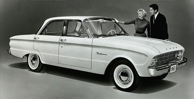 #FlashbackFriday Today in automotive history, #Ford won a battle with #Chrysler to call its new car "Falcon" (1959)