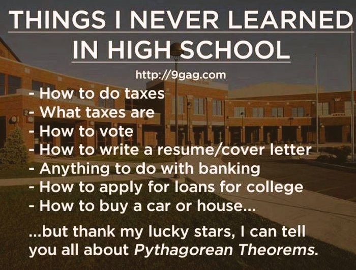 TasosHernandez's tweet image. 😂😂😂😂 So true!  #highschooltaughtme #education  #funny #lol