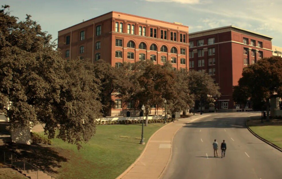 For reasons unknown, they didn't have the "Hertz" sign on top of the Texas School Book Depository in <a href="/112263OnHulu/">112263OnHulu</a>.