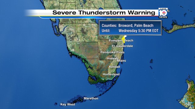 Local 10 WEATHER ALERT-Severe Thunderstorm Warning for the highlighted areas. bit.ly/krCDQ?utm_medi… https://t.co/BK49GmGxt6