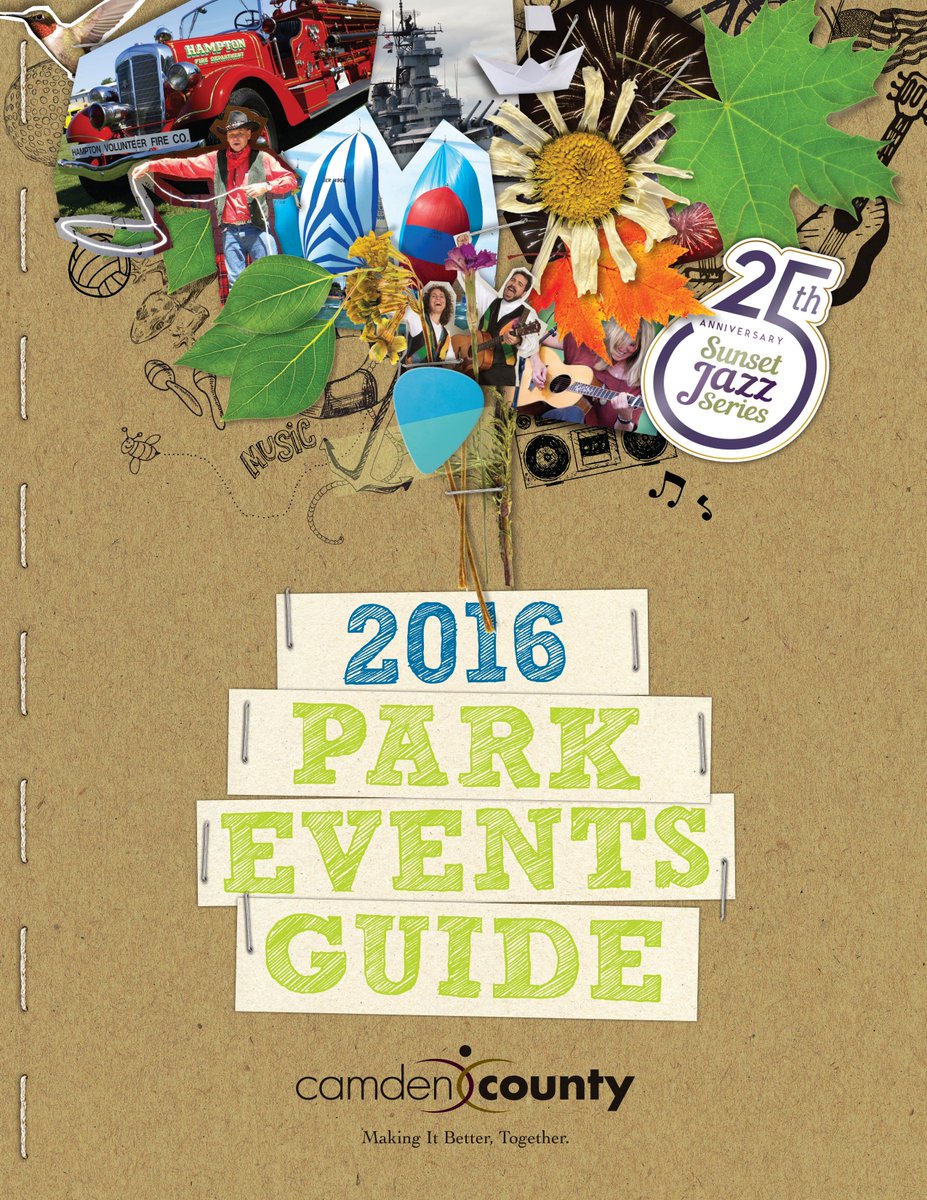 We're proud to present the 2016 Park Events Guide, now available online! camdencounty.com/2016Guide #CamdenCountyNJ