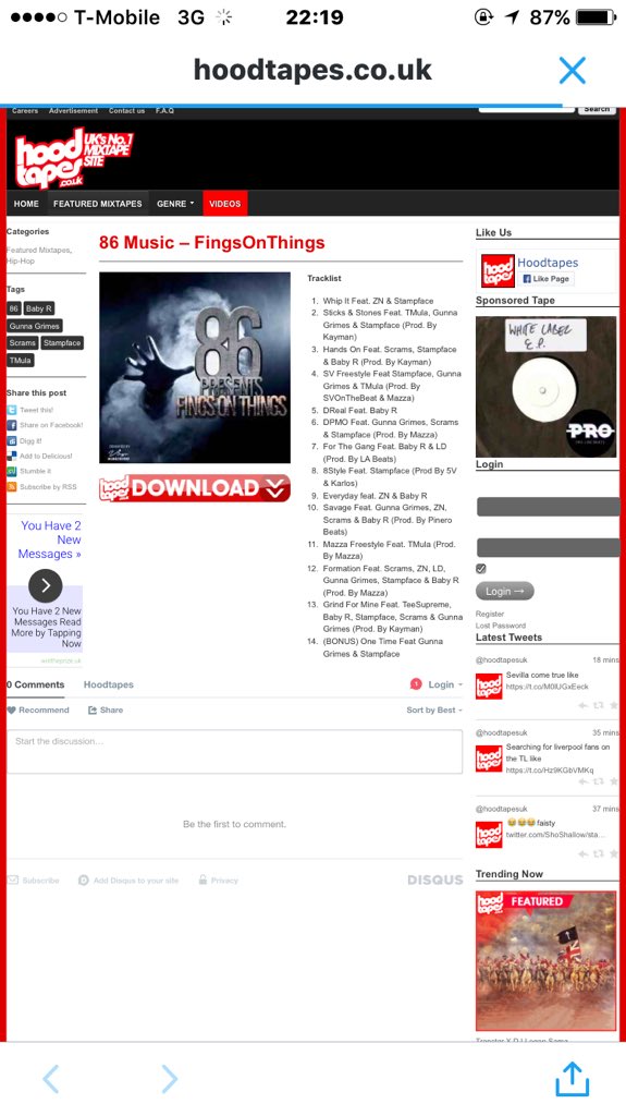 BabyR86ix's tweet image. #FingsOnThings OUT NOW 86 go get that