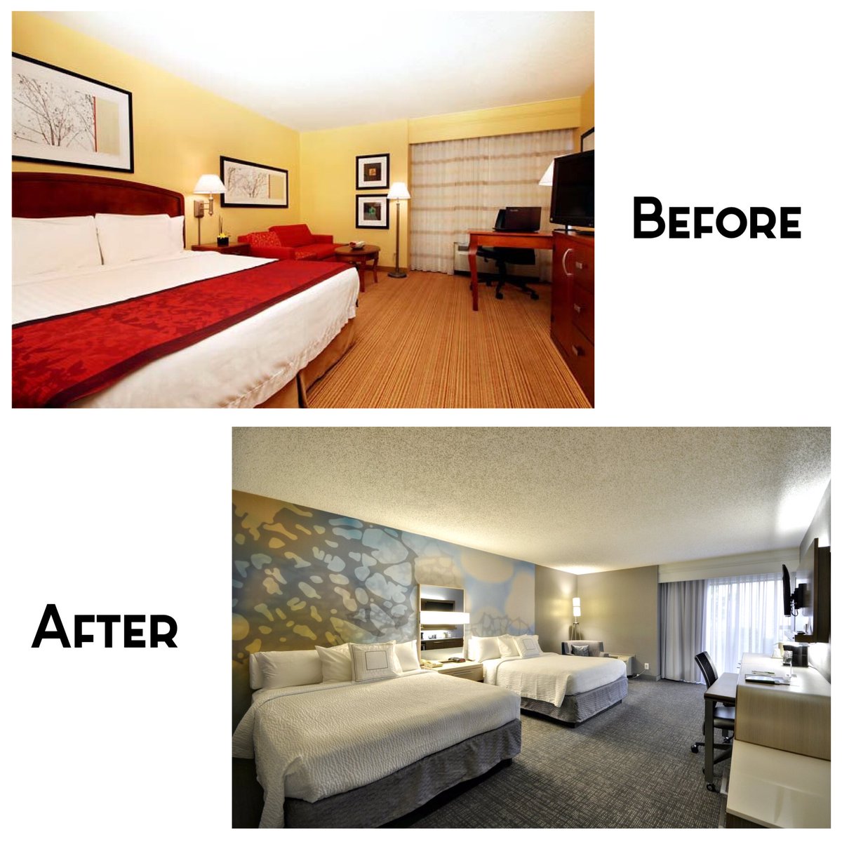 CrestlineHotels's tweet photo. Our newly renovated rooms at the Courtyard Houston I-10 West/Energy Corridor property! #courtyardhouston https://t.co/w6X3ekLSyO