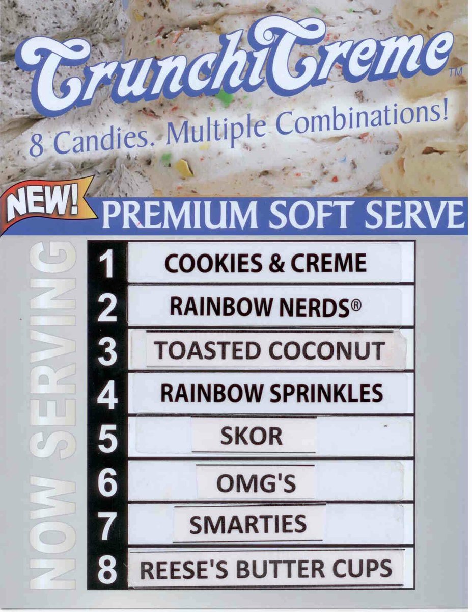 💥NEW💥
🔸Crunchi Creme Soft Serve Cones🔸                                                                     🍦🍦🍦🍦🍦🍦🍦🍦