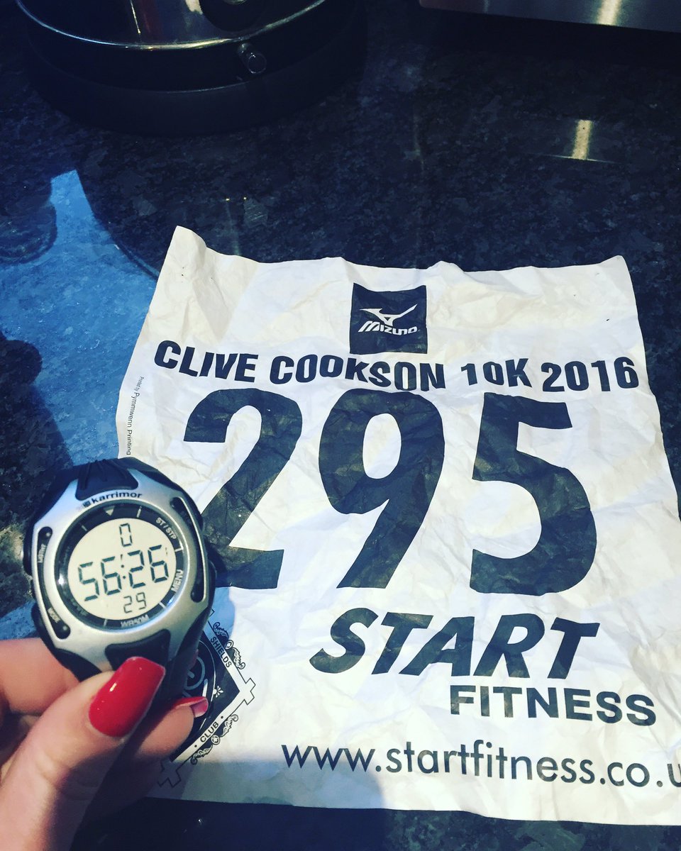 GeordieJLo's tweet photo. Thanks @NS_Poly for making my 1st 10k of the year an enjoyable one #CliveCookson #newrunner #pb #running https://t.co/1kcZTT4j7h