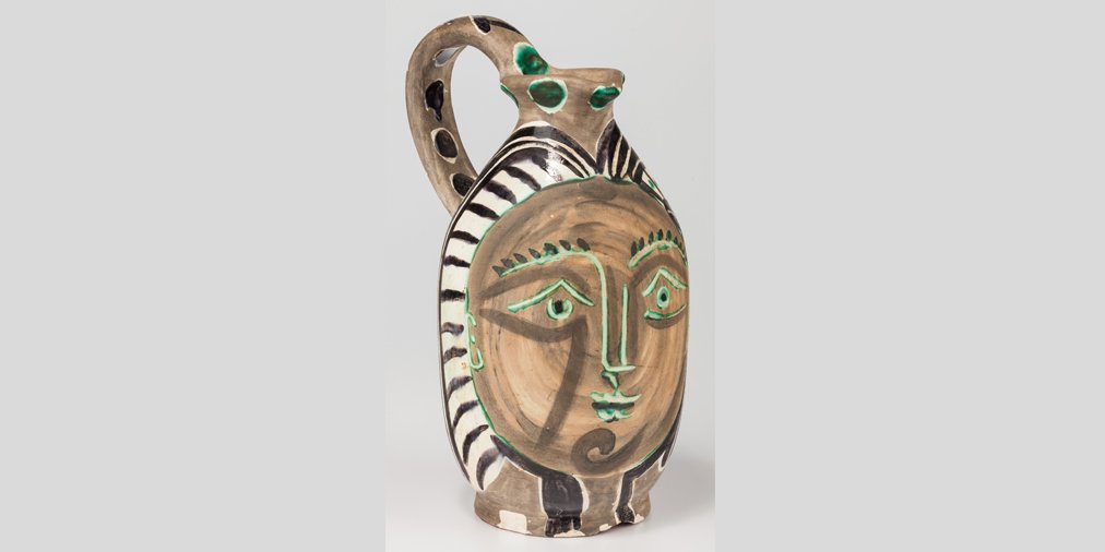 HeritageAuction's tweet photo. When seeking a break from paints, Picasso turned to clay and created ceramic masterworks. https://t.co/bplvd3LY5L https://t.co/KtwObUtBzu