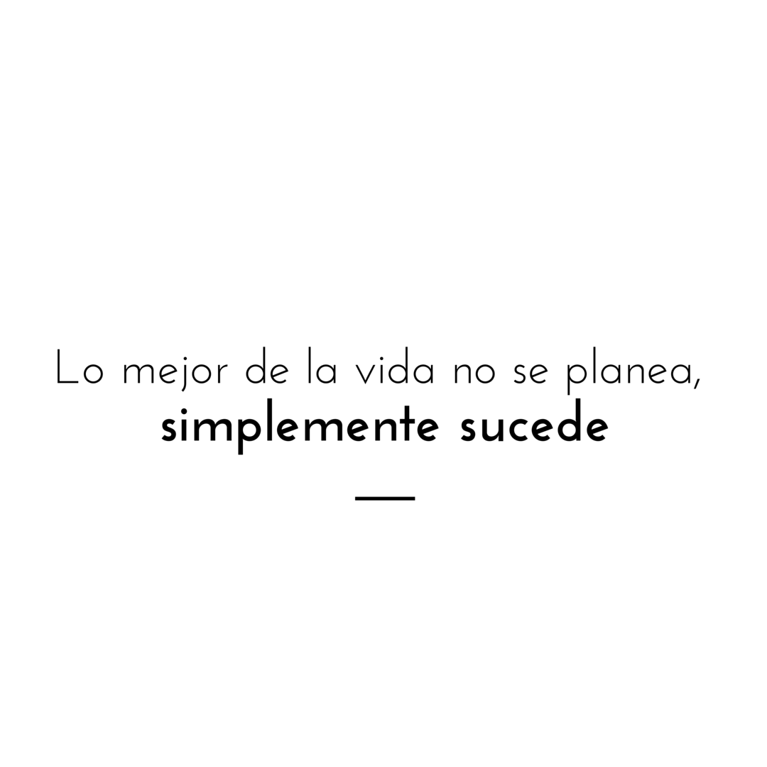 Todas tenemos una amiga muy planificada, ¿Quién es la tuya?