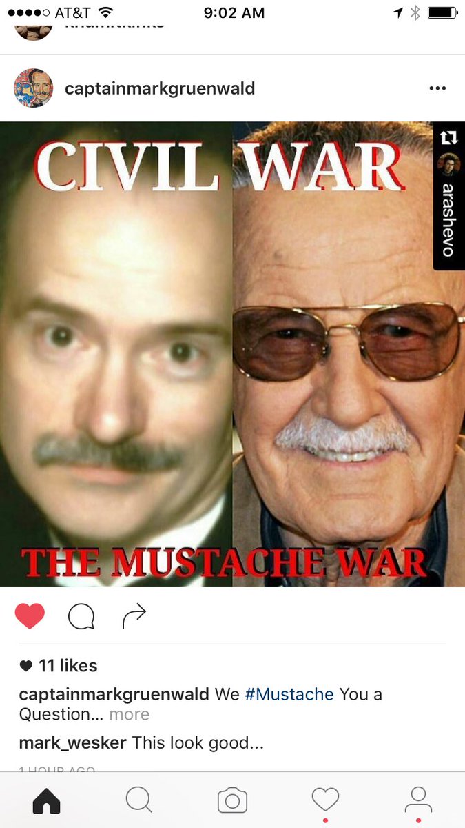 Runway The Real Way on Twitter: "We #mustache the question? Who did it  bettr-Mark Gru or Stan Lee. Post u w/a mustache and hashtag it -win free  tix… "