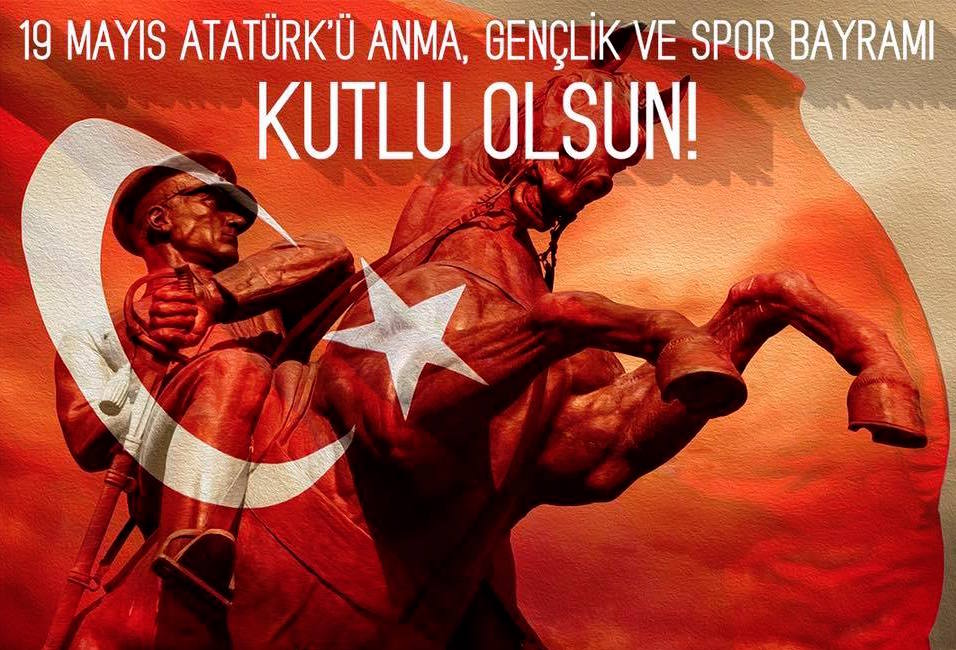 19 Mayıs Atatürk’ü Anma, Gençlik ve Spor Bayramı kutlu olsun!
#19Mayıs