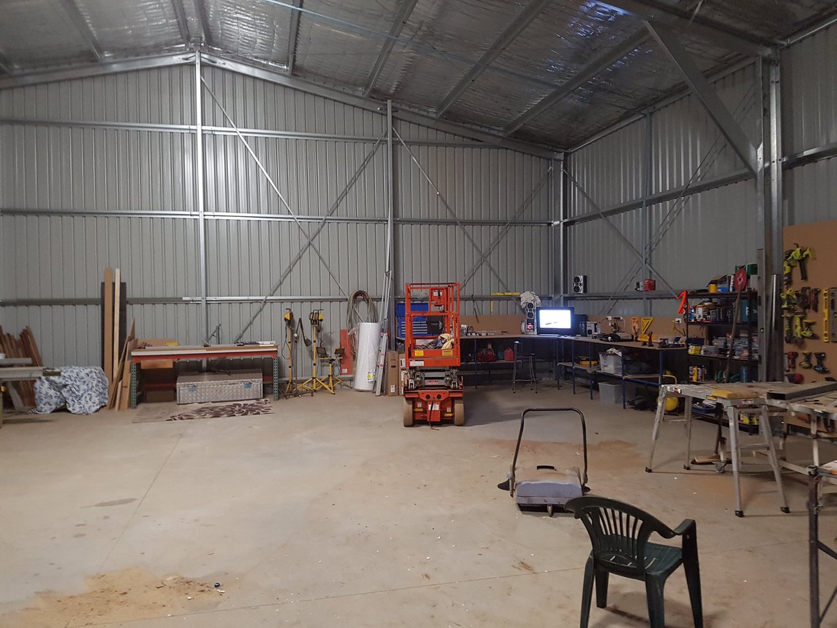 events720's tweet photo. @events720 new workshop fit out almost completely finished. #somuchspace #hopewebuiltitbigenough #madeinAustralia https://t.co/ZWnYSk0hTi