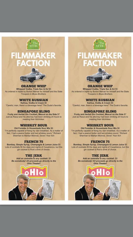 GlassCityFF's tweet photo. Check out the drink specials for the GCFF Opening Night after party tomorrow at @TheAtticonAdams ! https://t.co/ag37STCnPE