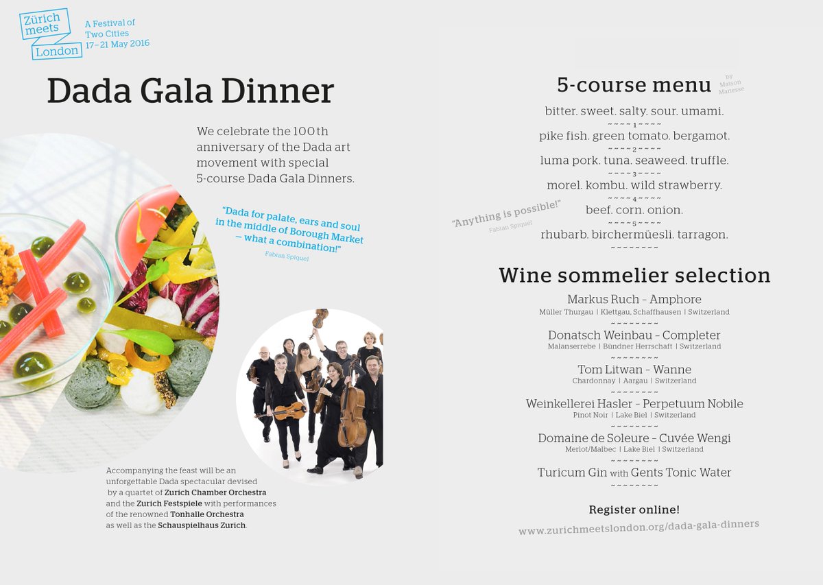DieLemurengang's tweet photo. For the Foodporn Lovers in London: Dada Gala Dinner https://t.co/85cNDPeKkG #zurichmeetslondon #maisonmanesse #food https://t.co/ivDewsdwvx