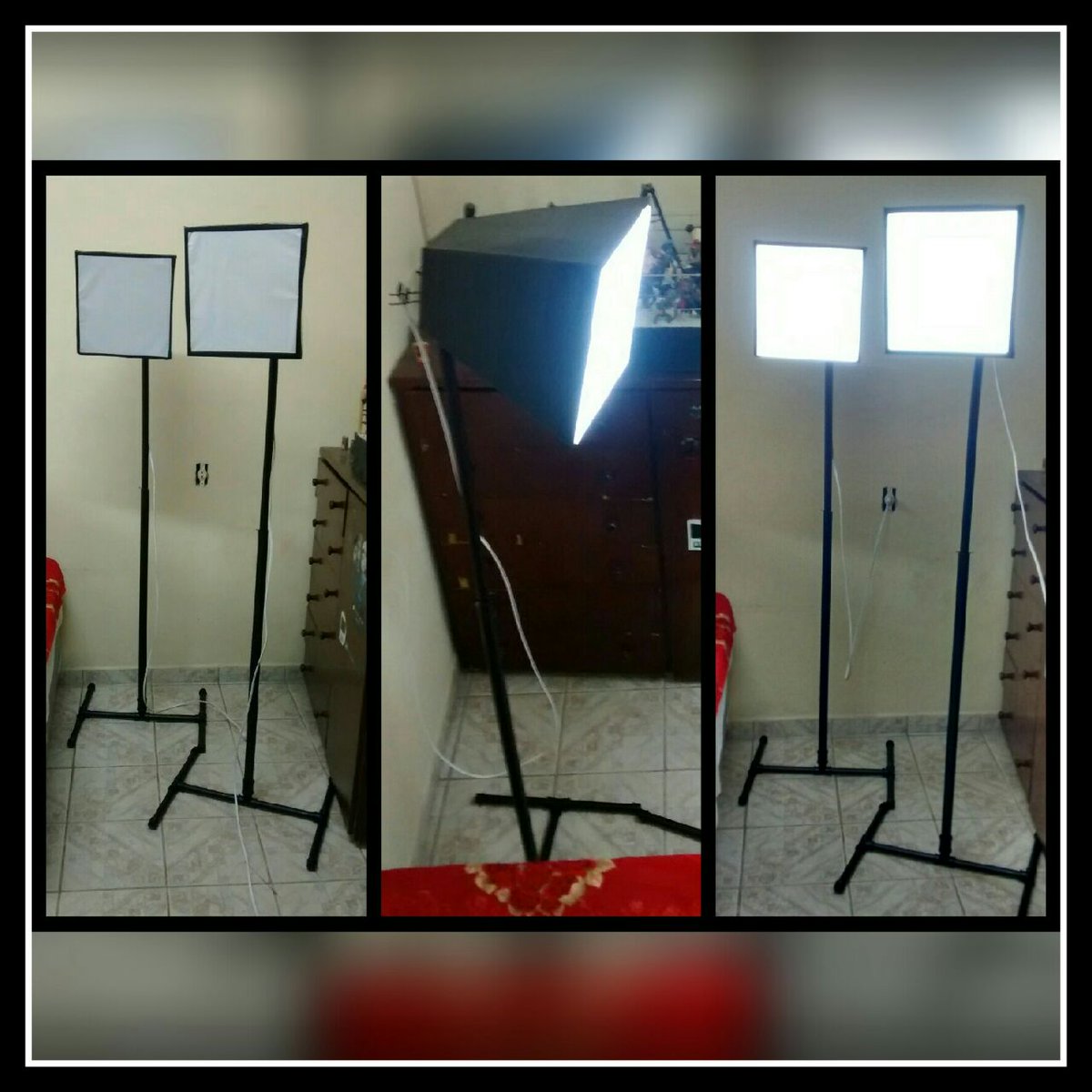 Rony_Hall_'s tweet photo. Softbox que fiz hoje pra iluminação do #TattooLifeStudio *-------* https://t.co/wXNQ532LKm