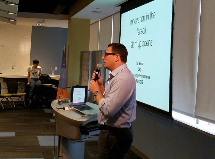 PhillyNewTech's tweet photo. Innovation in the Israeli startup scene #PNTM with @talbaron of @triplejump1 "2000 startups in the center of Israel" https://t.co/q8C4h8KQR7