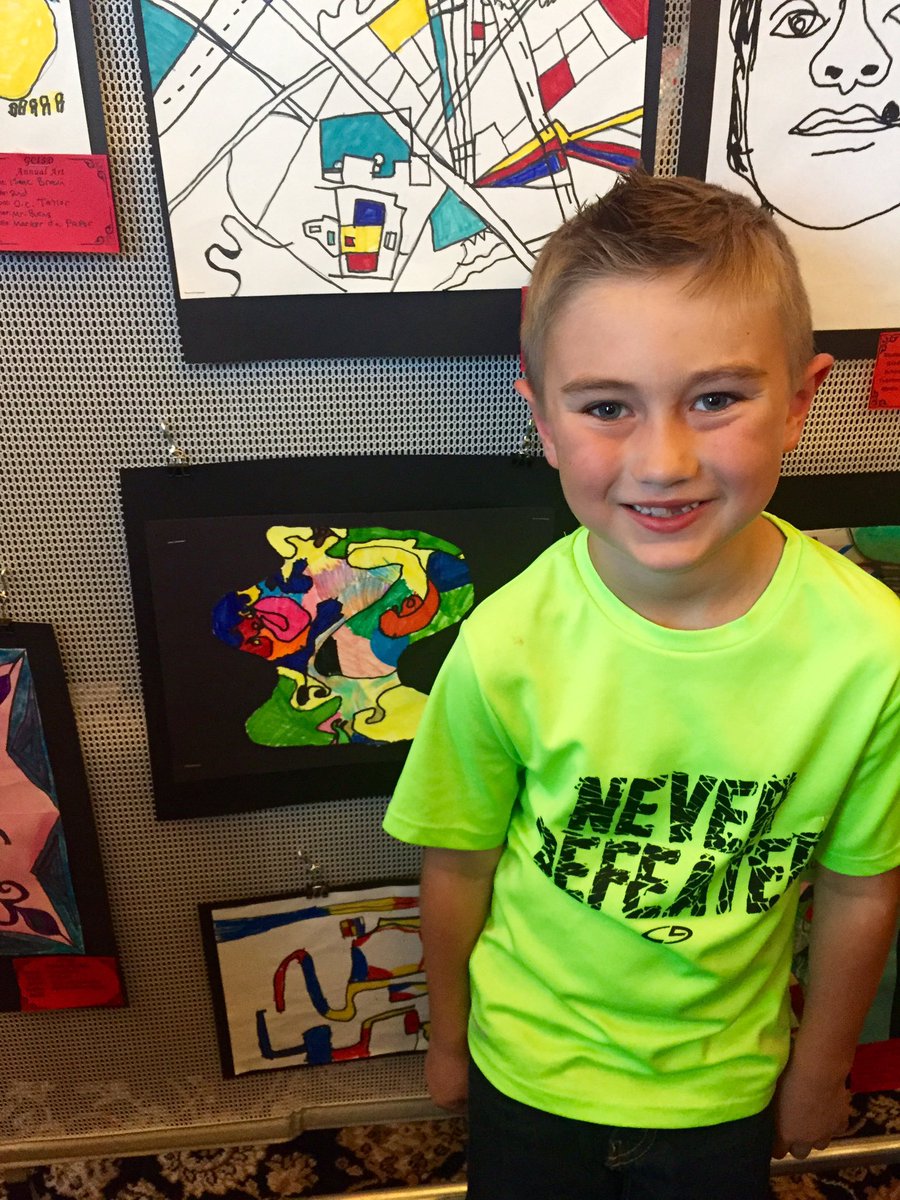 sarahthompss's tweet photo. So impressed with this little man &amp; his awesome art! #theoctway @GCISD #littleartist https://t.co/stOCjxKSoR