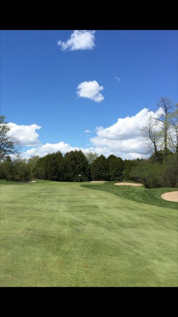 Perfect lie in the fairway looking at a beautiful blue sky. Doesn't get better than this. Come on out and play!