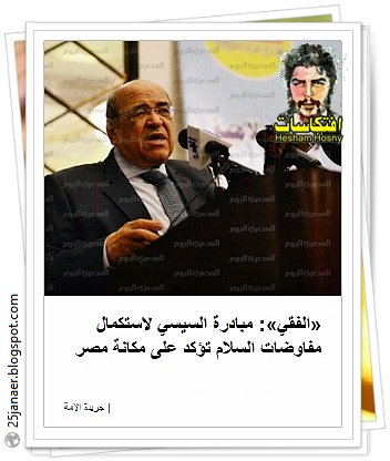 «الفقي»: مبادرة السيسي لاستكمال مفاوضات السلام تؤكد على مكانة مصر