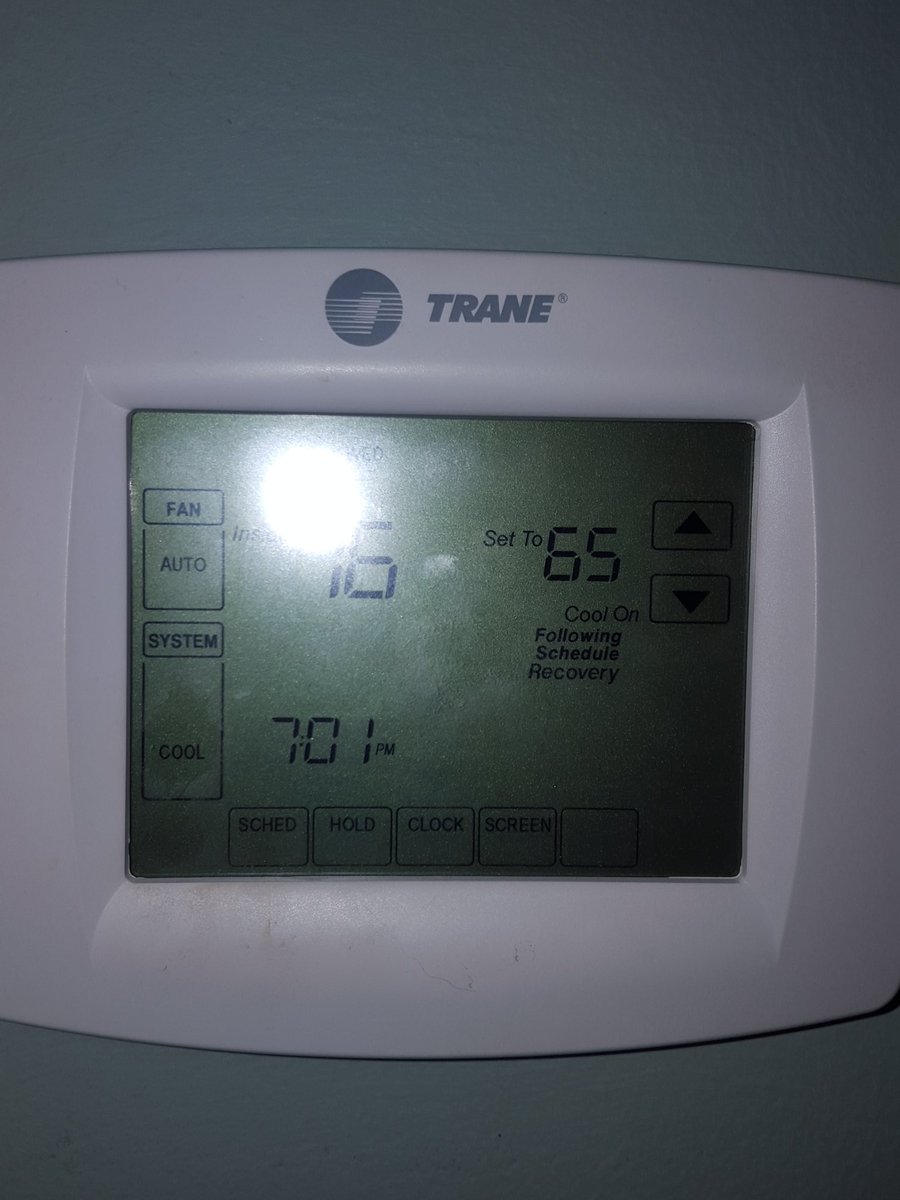 Trane Commercial Thermostat Manual