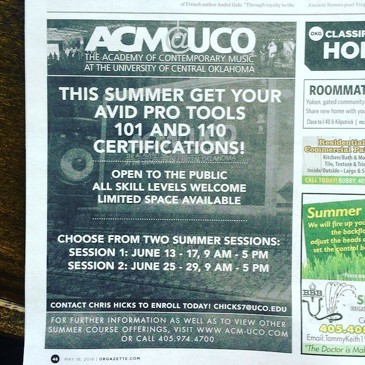 acmuco's tweet photo. #ProTools #ProToolsCertification https://t.co/eizEyntnPf https://t.co/fZzBL5GvAv