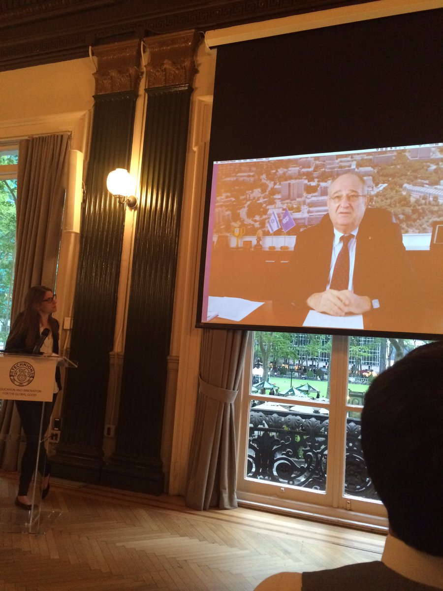 TechnionUSA's tweet image. Warm greetings from #Technion's president Prof. Lavie in Israel #futureinnovator cc @cornell_tech