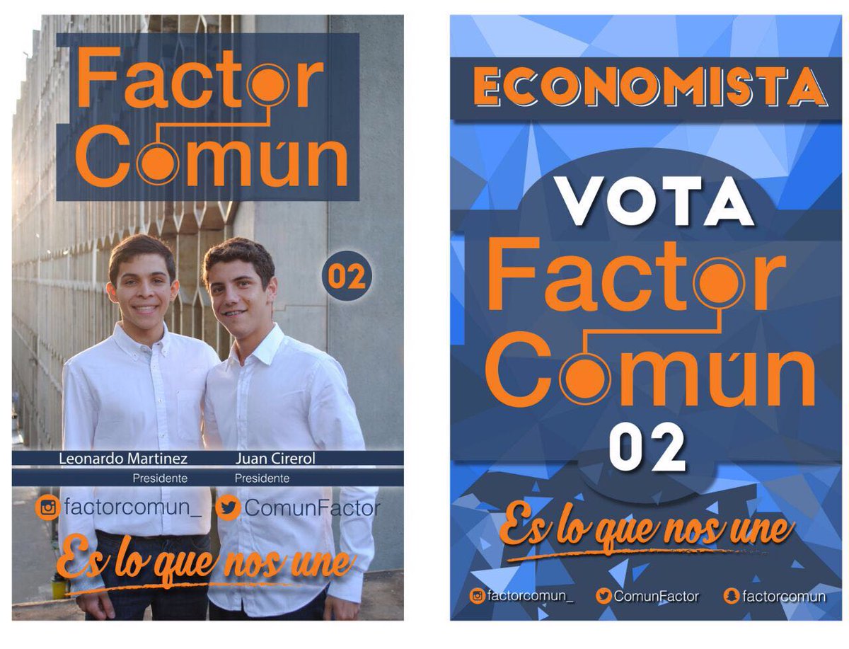 ComunFactor's tweet photo. Mañana, recuerda ir a votar por ti y por todas esas propuestas que beneficiarán a todos los estudiantes de economía. https://t.co/U64c9TpwRv