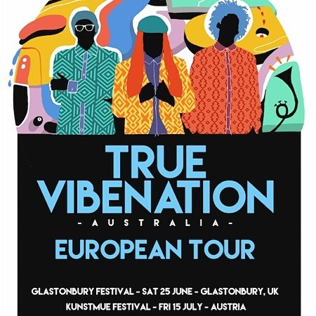 VULIOFFICIAL's tweet photo. True Vibenation are touring Europe! First stop- Glastonbury 2016! #glastonburyfestival #eurotour https://t.co/3AqUtZ4Oj6