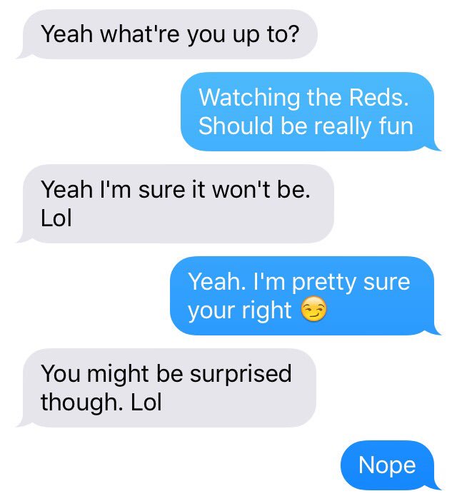 carter2418's tweet image. When you purposely watch your sports team although it puts you in a bad mood. #Loyalty #RedsProblems