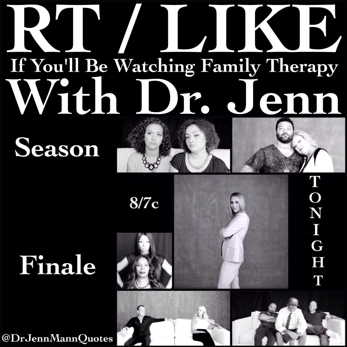 DrJennMannQuote's tweet photo. .RT If You'll Be Watching @VH1 #FamilyTherapy👨👩👧👦 With @DrJennMann👠 TONIGHT 8/7C!
#TeamDrJenn👠 #JennNation👠 https://t.co/kjt61JTr1r