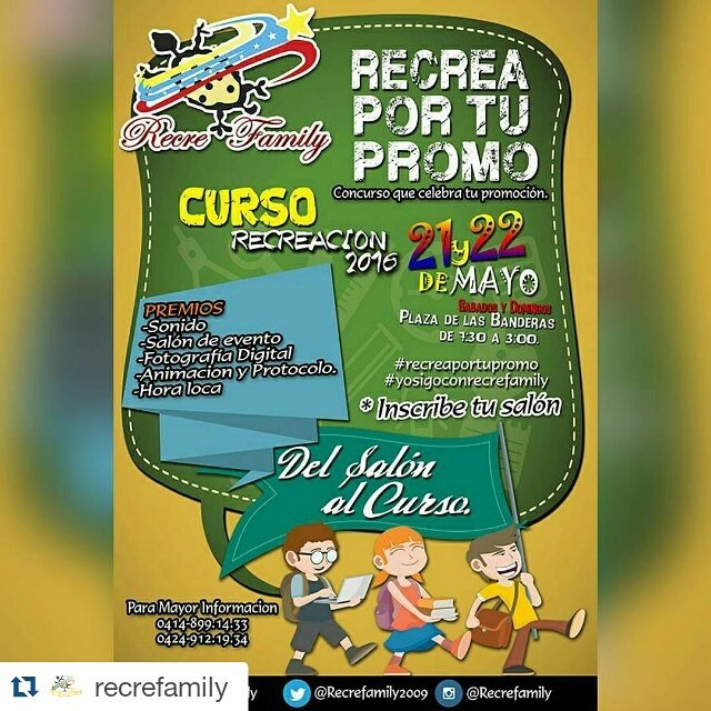 RoymerCabeza's tweet photo. #yosigoconrecrefamily
Información: 
0414-8991433/0424-9121934
Redes Sociales
Twitter: @recrefamily2009 https://t.co/UxXd5zLz5W