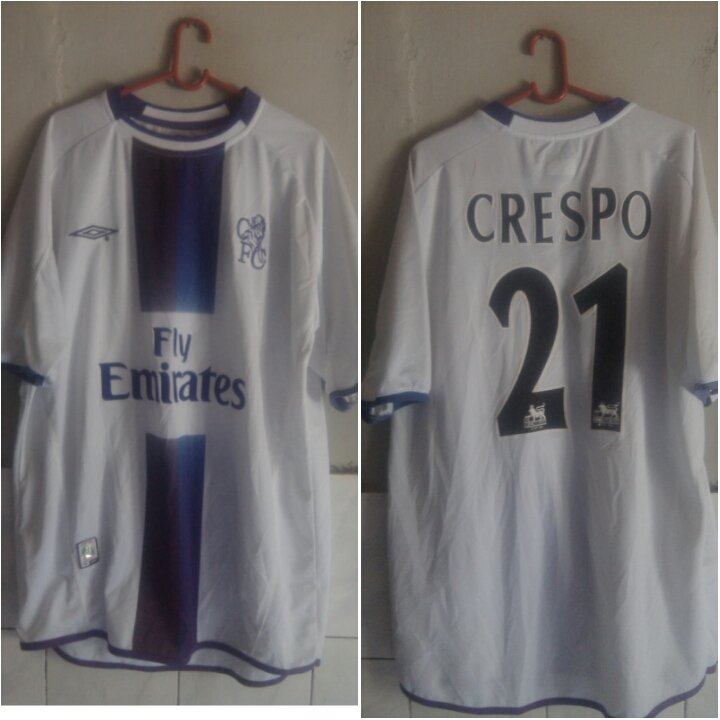 #Jersey4sale
Chelsea Away 03/05
size L
NNS velt ori (washable)
Mint no minus
550k