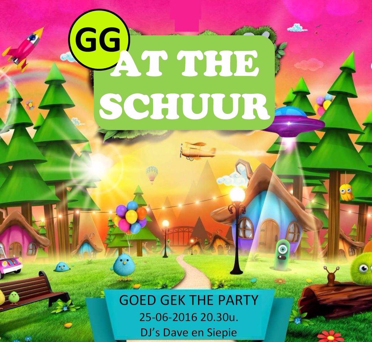 #savethedate #goedgek #feest #25/06/2016 #groesbeek @theschuur!