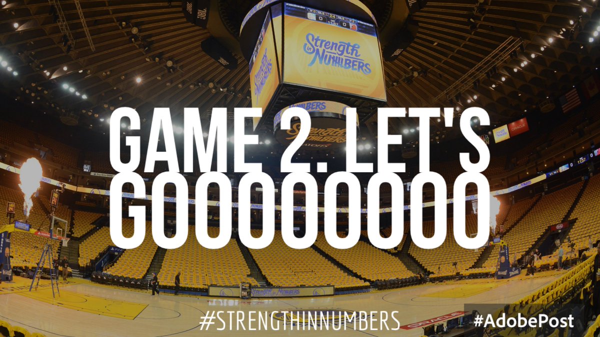 Adobe Voice (@adobevoice) on Twitter photo We got this <a href="/warriors/">Golden State Warriors</a> #StrengthInNumbers #DubNation Make your own w/ <a href="/adobepost/">Adobe Post</a> adobe.ly/1TfKCIM We got this <a href="/warriors/">Golden State Warriors</a> #StrengthInNumbers #DubNation Make your own w/ <a href="/adobepost/">Adobe Post</a> adobe.ly/1TfKCIM