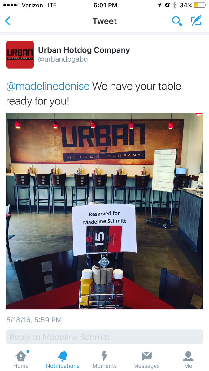 .@urbandogabq NAILS IT with this adorable response to @madelinedenise #TwitterWin #TimelyAndRelevant #Impressed