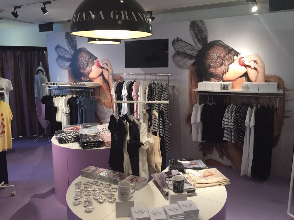 Image result for ariana grande pop up store