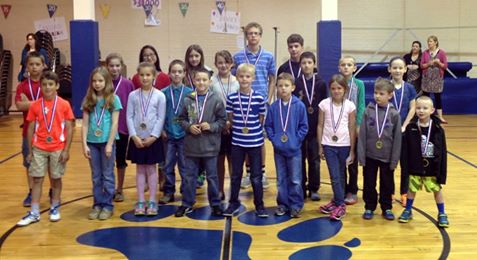 BRCSchool's tweet photo. These students ran the most laps in our annual Race &amp; Serve event! One tied the school record of 48 laps in 1 hour! https://t.co/yEQlnCqiyz