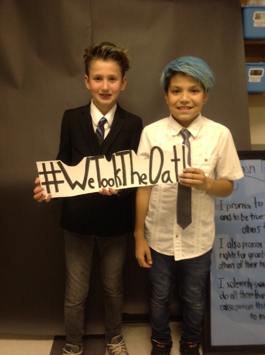 StClementPYPX's tweet photo. @StClementECSD Even more oath takers. #pypx #wetooktheoath #ecsdawesome https://t.co/y4c85DBp9t