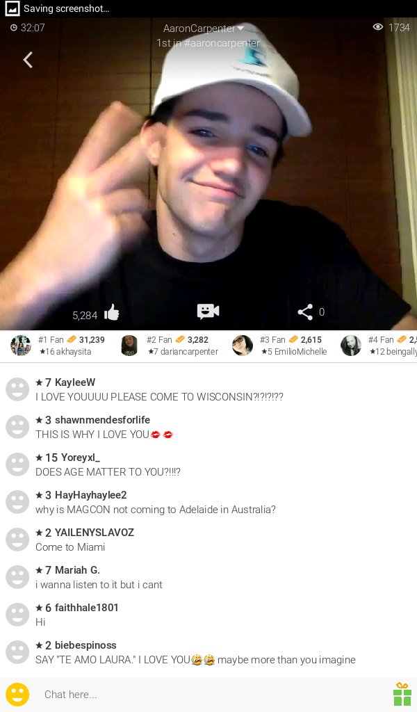 Heidi_Mendes_20's tweet photo. @AaronCarpenter is the sweetest guy, i will do anything to meet him, please follow me #MagconToChicago ♥ https://t.co/TegSqjuUM6