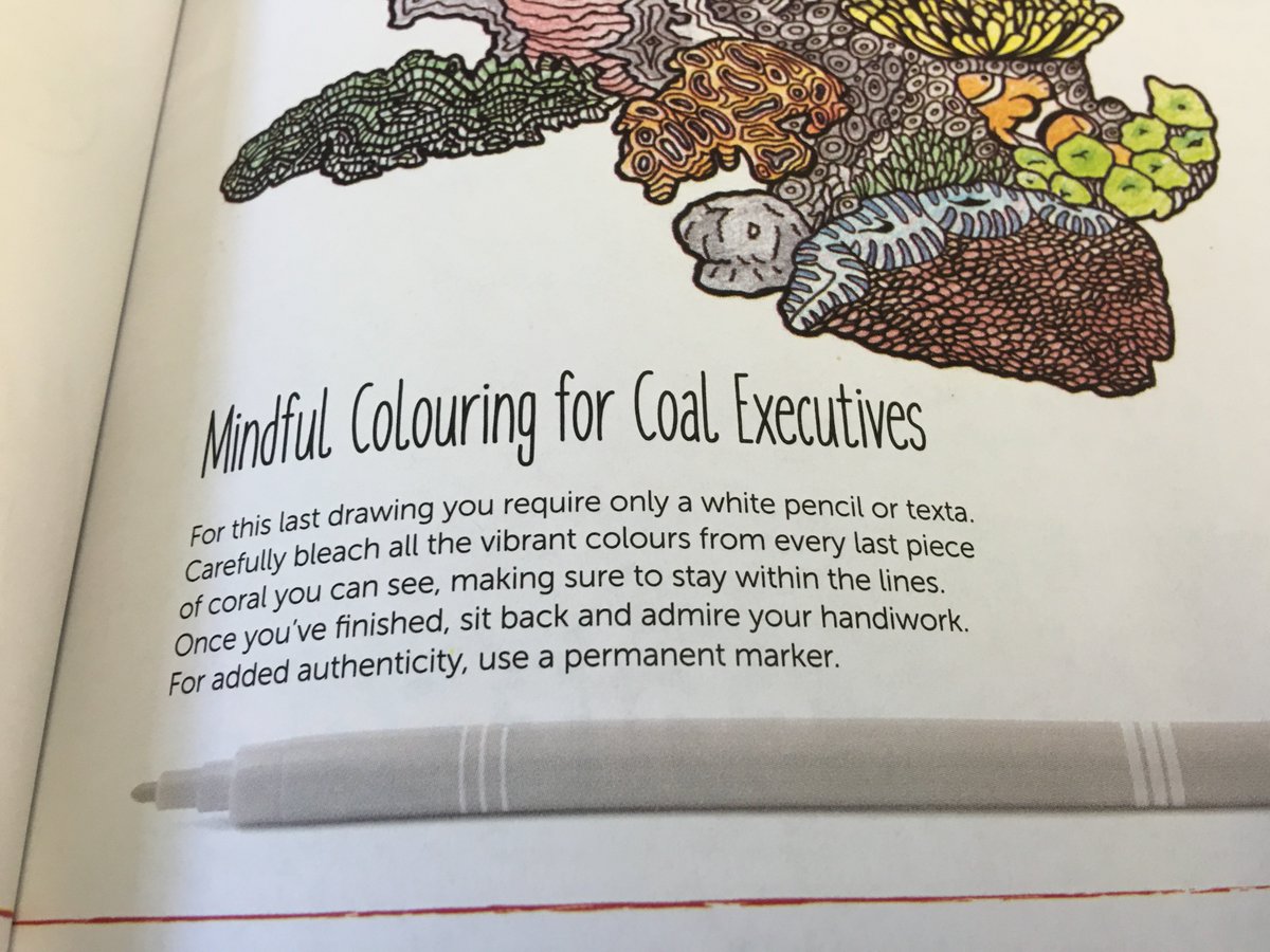 chaser's tweet image. Latest issue includes a Mindful Colouring section for Coal Executives chaser.com.au/subscribe