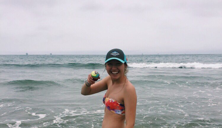 KidKayla's tweet photo. Beachin today 🌊🐚 I love it here I love it here I love it here. #viewsfromthe805 #cloudydayz https://t.co/GauQxaCHWd