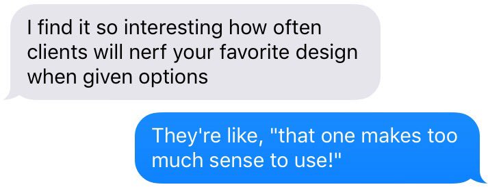 armandhaddad's tweet image. #DesignerProblems #ClientProblems