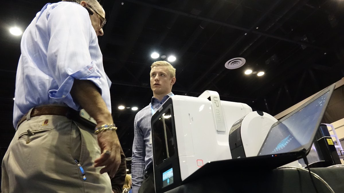 TiertimeCorp's tweet image. Second day off @RAPID_Event 
#UPmini2 has been an absolute star at Booth 749. 
#RAPIDevent #3dprinting