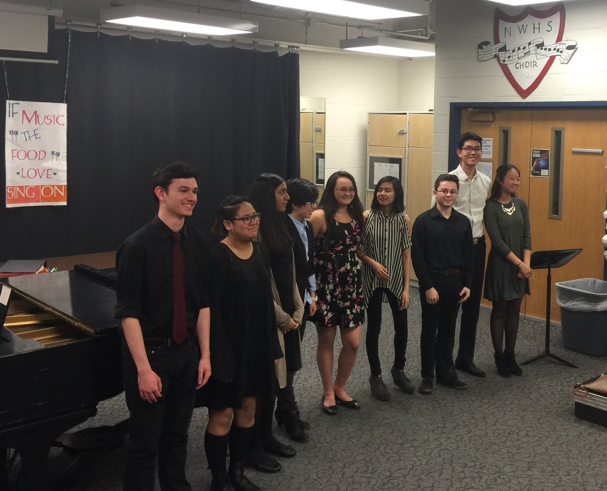 So proud of my studio at Niles West! You all sounded amazing tonight!