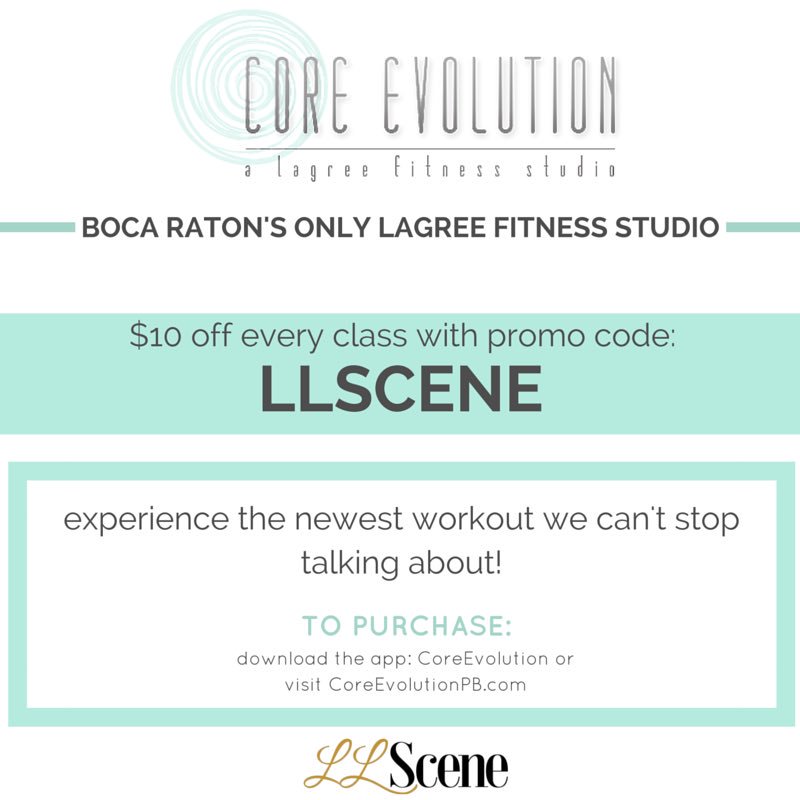 LLScene's tweet image. Enter promo code: LLSCENE and receive $10 off every class at #CoreEvolution #BocaRaton 💪🏼