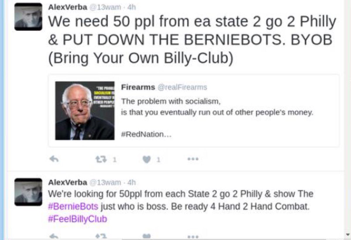 unicornhunter1's tweet image. #BernieSanders is blamed for #ThrowAChair at #NVdem yet an #HRC supporter is inciting violence? #hillarylostme